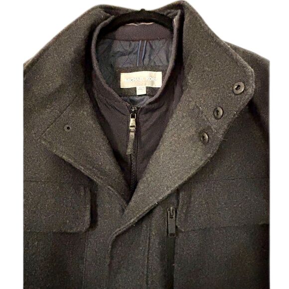 Michael Kors Men's Mayfield Field Co atw/Quilted Lining, Charcoal, Size XXL - Picture 2 of 7